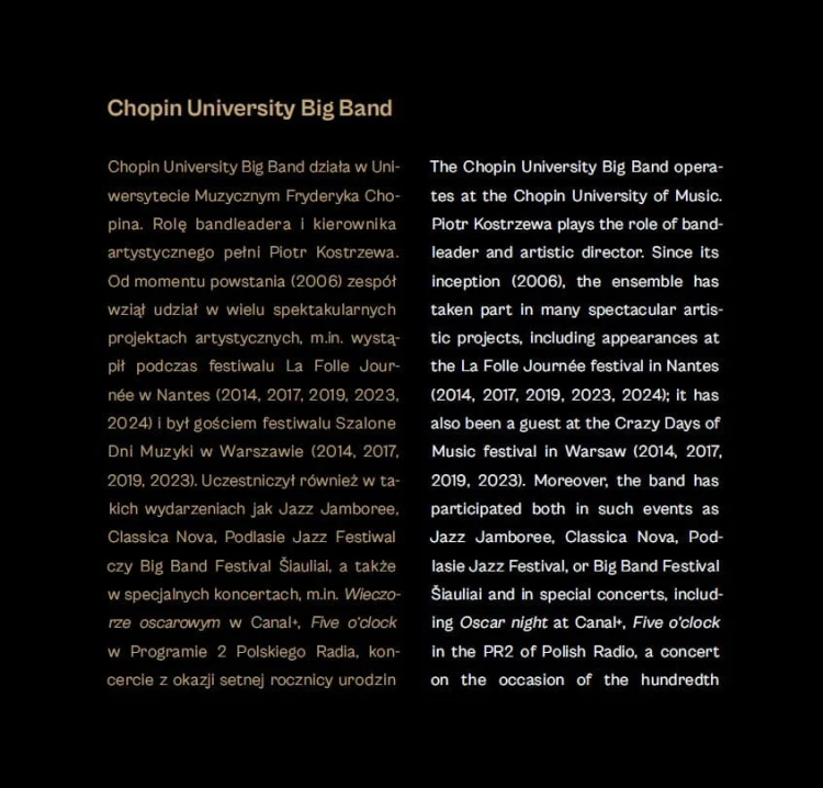 Henryk Miśkiewicz & Chopin University Big Band - Come back - booklet_07.JPG