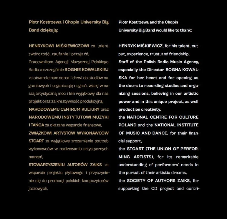 Henryk Miśkiewicz & Chopin University Big Band - Come back - booklet_13.JPG